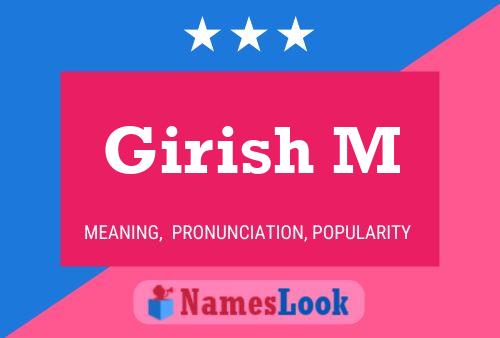 Girish M Name Poster