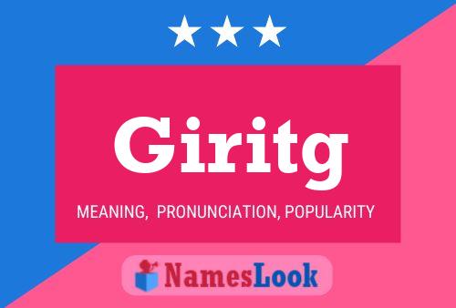 Giritg Name Poster