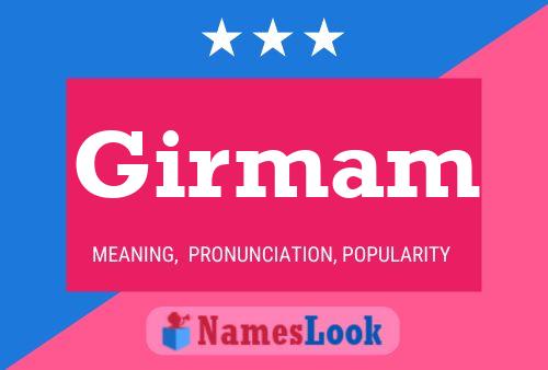 Girmam Name Poster