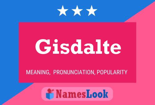 Gisdalte Name Poster