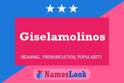 Giselamolinos Name Poster