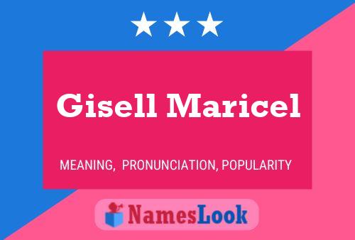 Gisell Maricel Name Poster