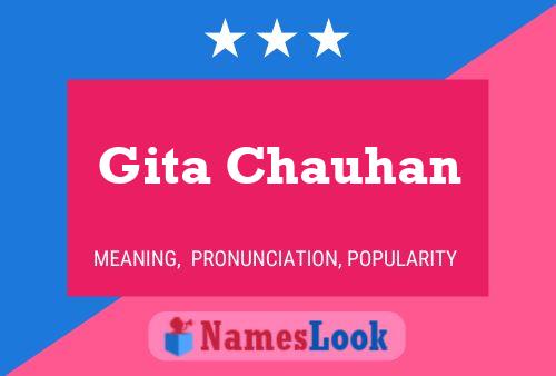 Gita Chauhan Name Poster