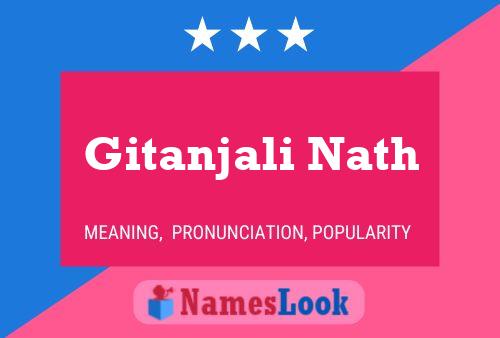 Gitanjali Nath Name Poster