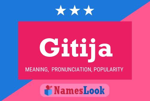 Gitija Name Poster