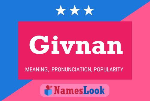 Givnan Name Poster