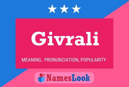 Givrali Name Poster