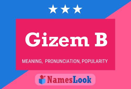 Gizem B Name Poster