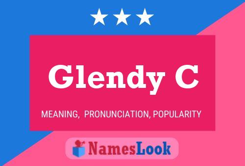 Glendy C Name Poster