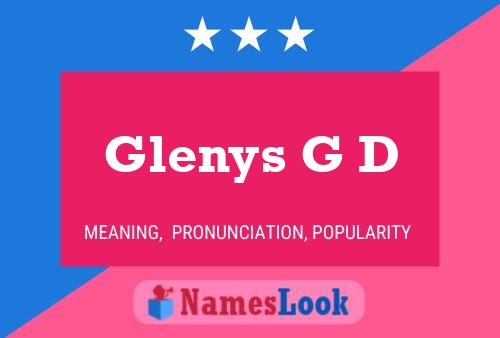 Glenys G D Name Poster