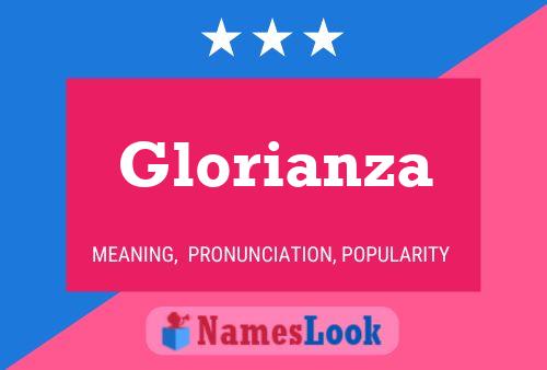 Glorianza Name Poster