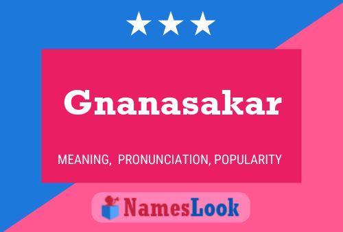 Gnanasakar Name Poster