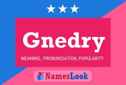 Gnedry Name Poster