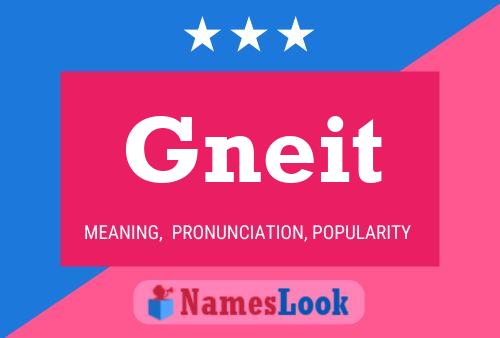 Gneit Name Poster