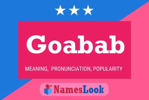 Goabab Name Poster