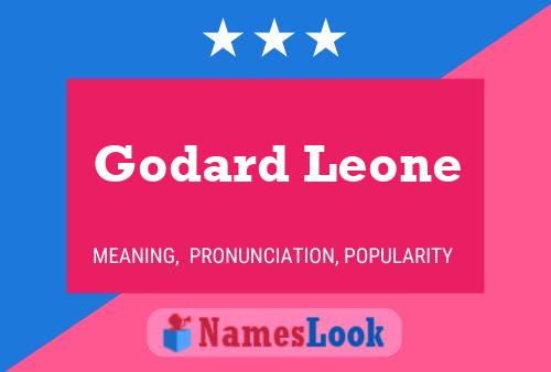 Godard Leone Name Poster