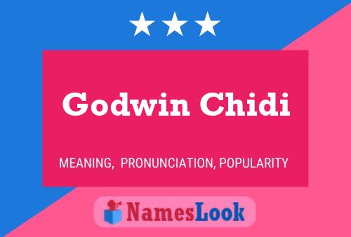 Godwin Chidi Name Poster