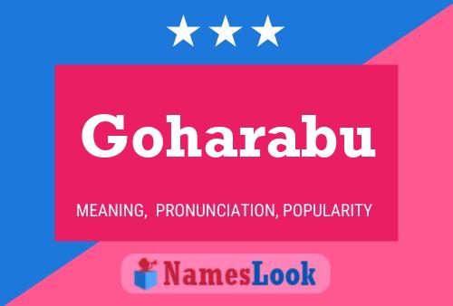 Goharabu Name Poster