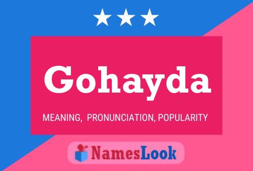 Gohayda Name Poster