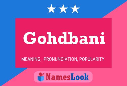 Gohdbani Name Poster