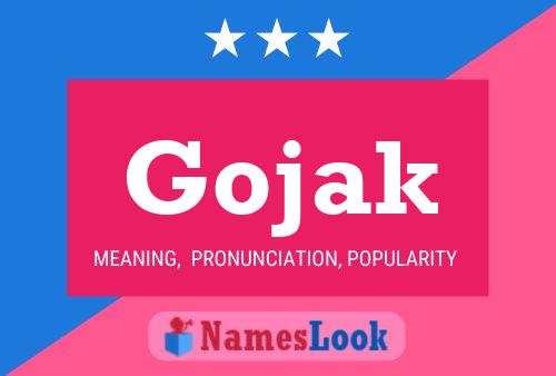 Gojak Name Poster