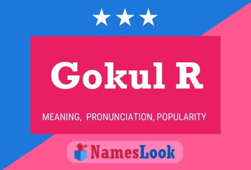 Gokul R Name Poster