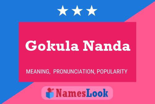 Gokula Nanda Name Poster