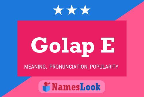 Golap E Name Poster