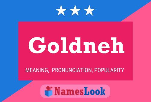 Goldneh Name Poster