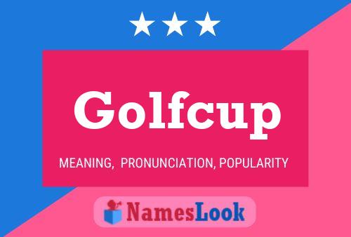 Golfcup Name Poster