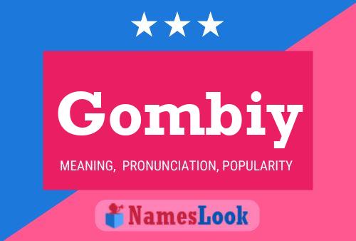 Gombiy Name Poster