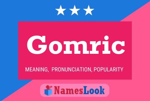 Gomric Name Poster