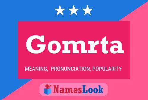 Gomrta Name Poster