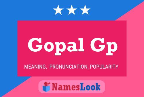 Gopal Gp Name Poster