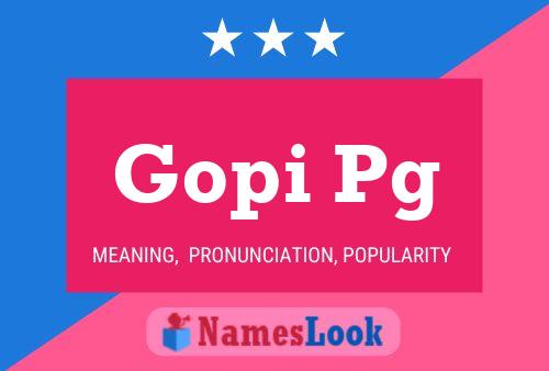 Gopi Pg Name Poster