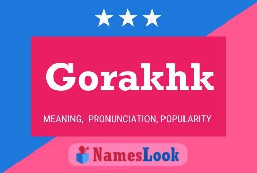 Gorakhk Name Poster