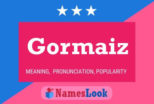 Gormaiz Name Poster