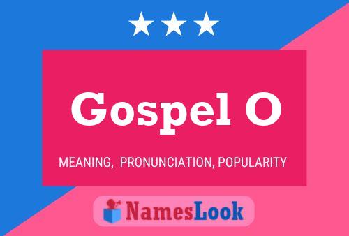 Gospel O Name Poster