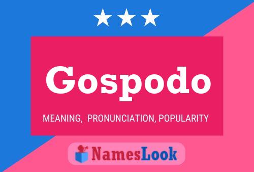 Gospodo Name Poster