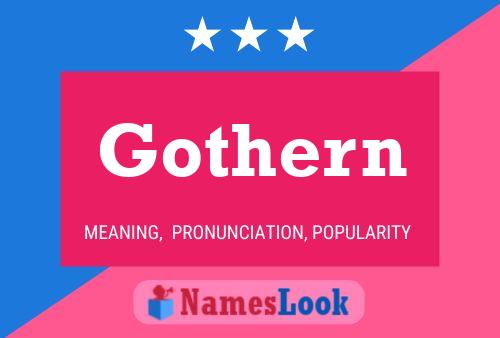 Gothern Name Poster