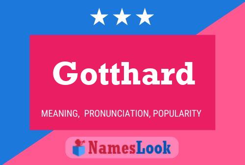 Gotthard Name Poster