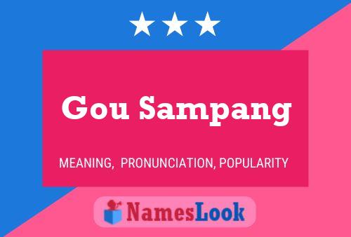 Gou Sampang Name Poster