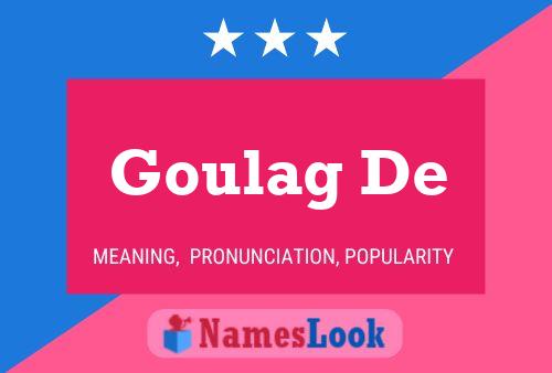 Goulag De Name Poster