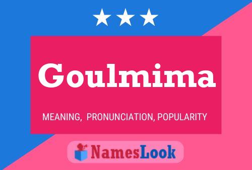 Goulmima Name Poster