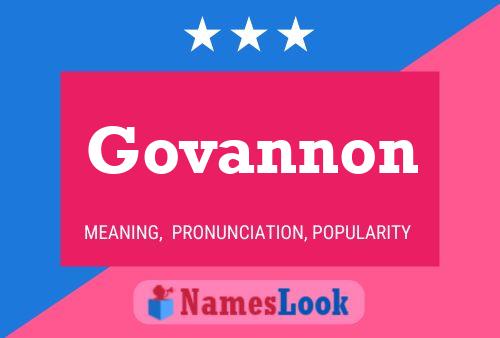 Govannon Name Poster