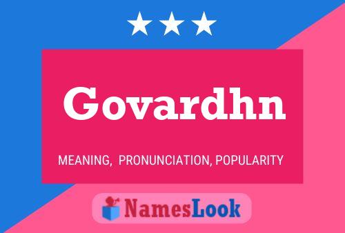 Govardhn Name Poster