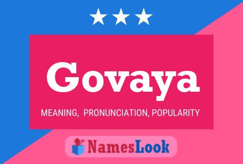 Govaya Name Poster