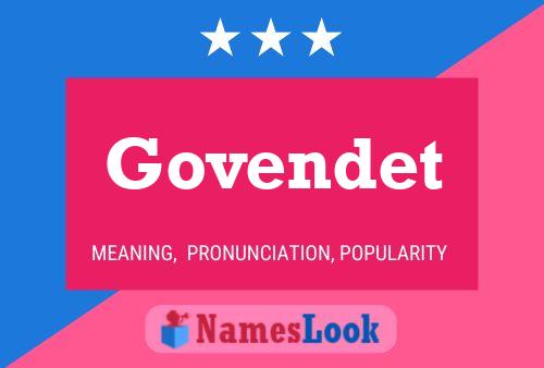 Govendet Name Poster