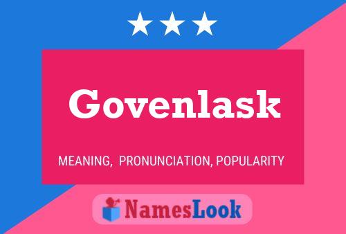 Govenlask Name Poster