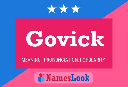 Govick Name Poster